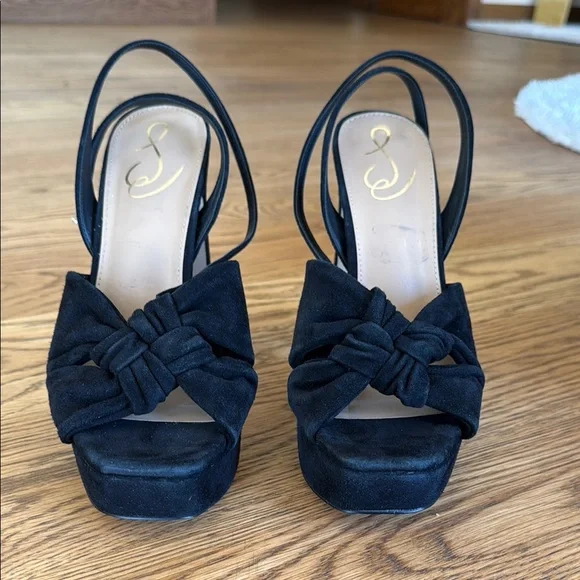 Sam Edelman Kristen Black Suede 8.5 - Picture 9 of 12